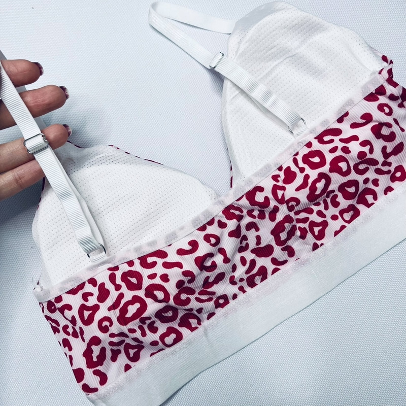 ست شورت و نیم تنه زنانه مدل پلنگی