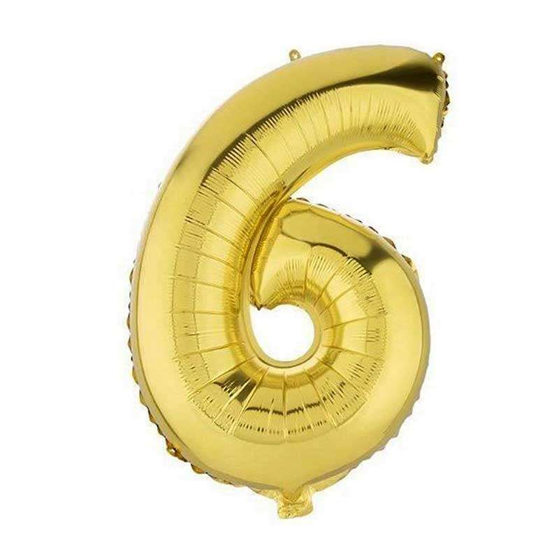 بادکنک فویلی مدل عددی 6
