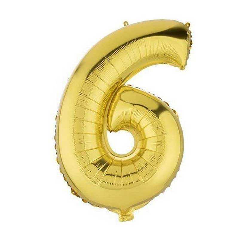 بادکنک فویلی مدل عددی 6