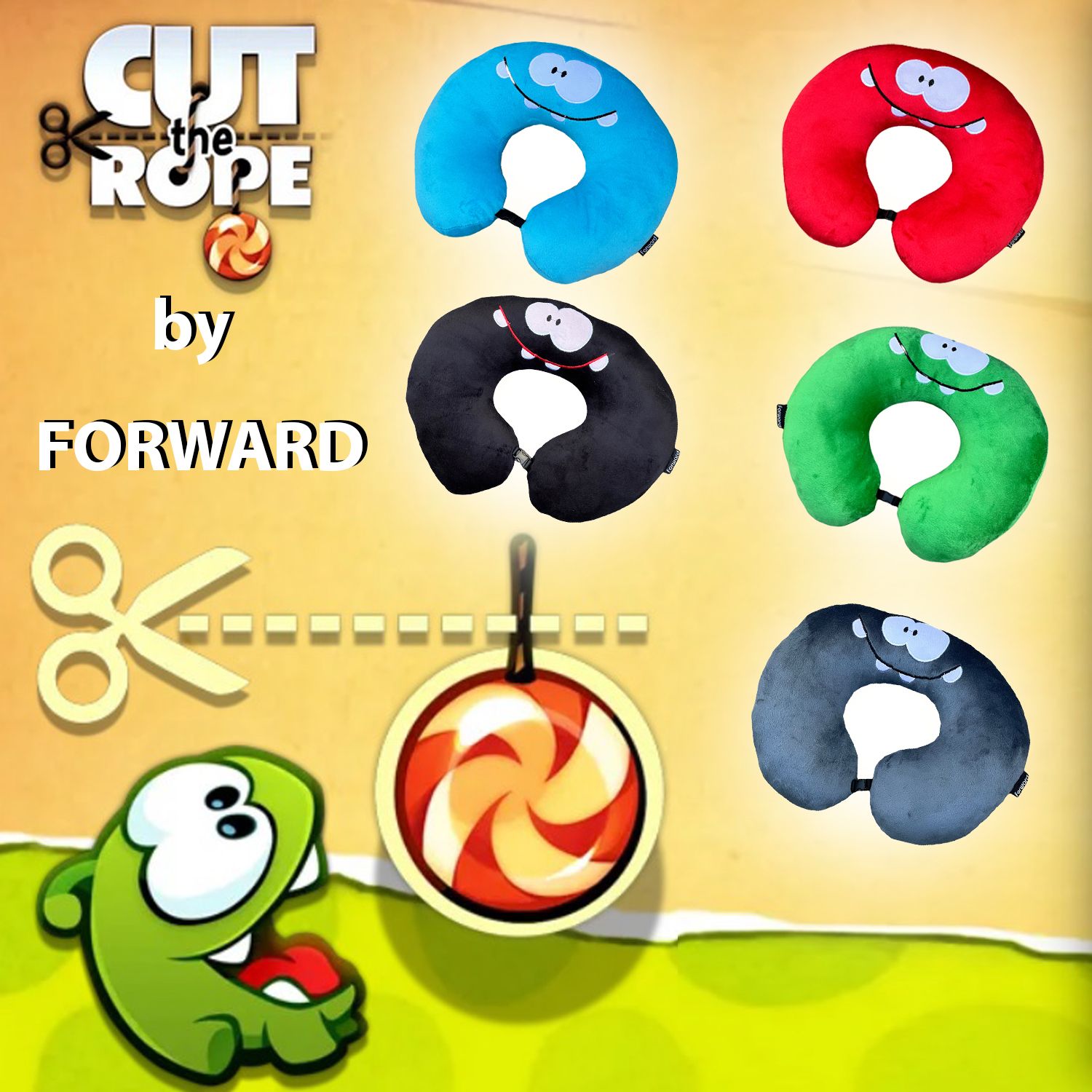 بالش دورگردنی فوروارد مدل FCLT500505 CUT THE ROPE -  - 2