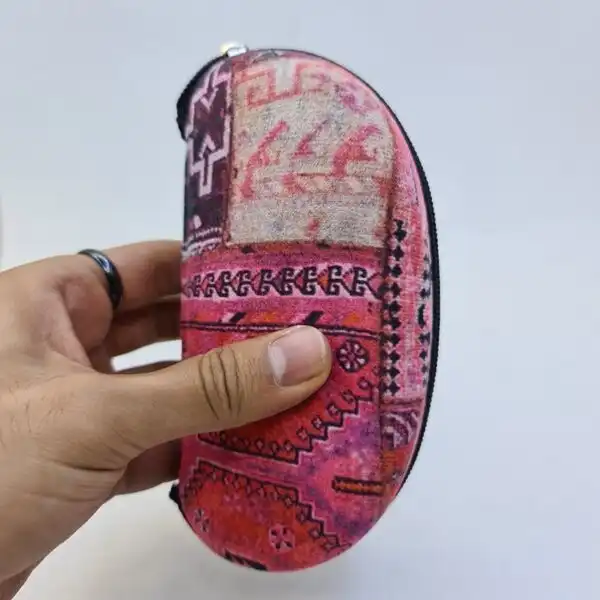 کیف عینک مدل مخمل سنتی کد 991933