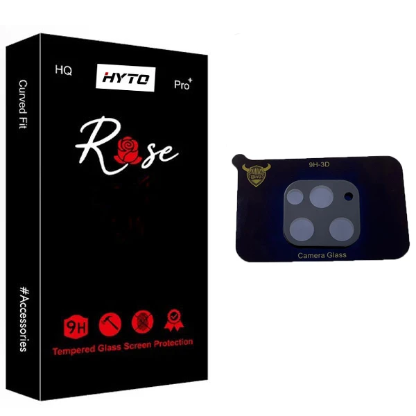 محافظ لنز دوربین هیتو مدل Rose 3D Tempered مناسب برای گوشی موبایل اپل iPhone 11 Pro