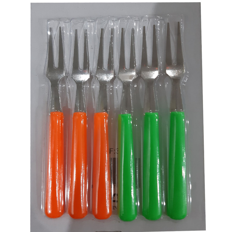 چنگال زیتون خوری کد 238 مجموعه 6 عددی