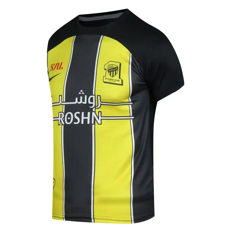 ست پنج تکه لباس ورزشی مردانه طرح الاتحاد مدل بنزما2024