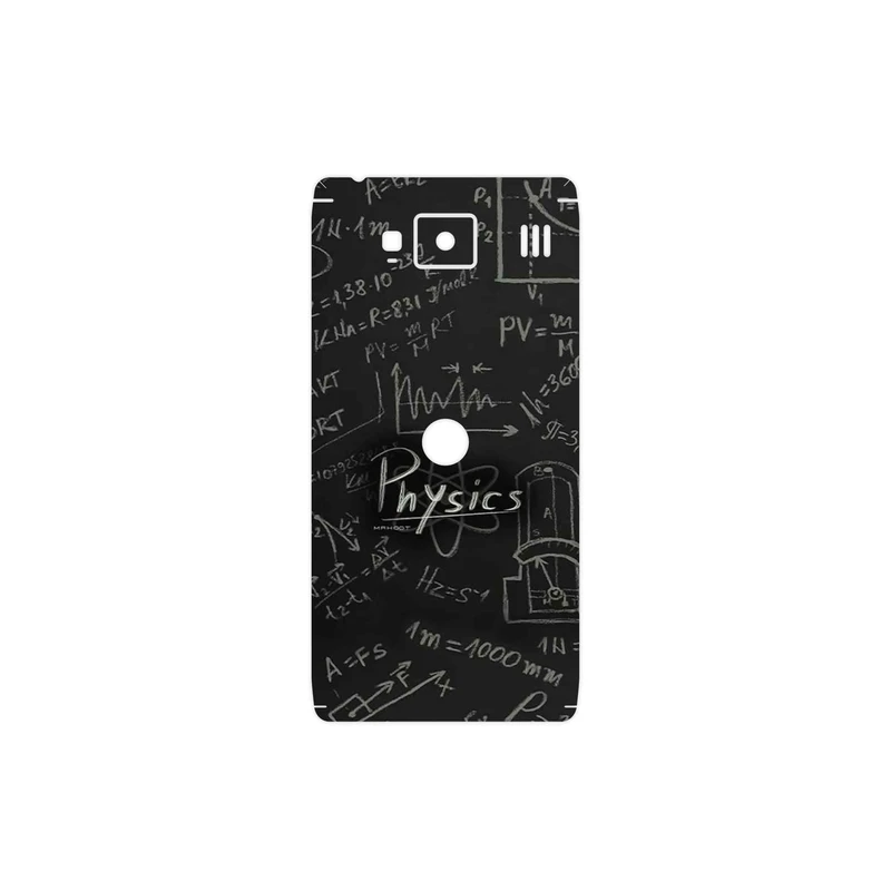 برچسب پوششی ماهوت مدل Physics Science مناسب برای گوشی موبایل موتورولا Droid Razr HD