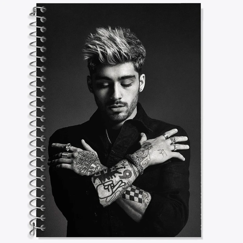 دفتر لغت 50 برگ خندالو مدل زین مالیک گروه موسیقی وان دایرکشن One Direction کد 18913
