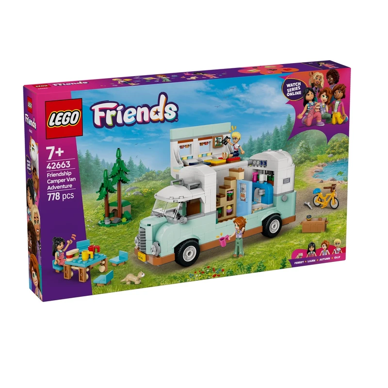 لگو 778 تکه سری Friends مدل Friendship Camper Van Adventure کد 42663
