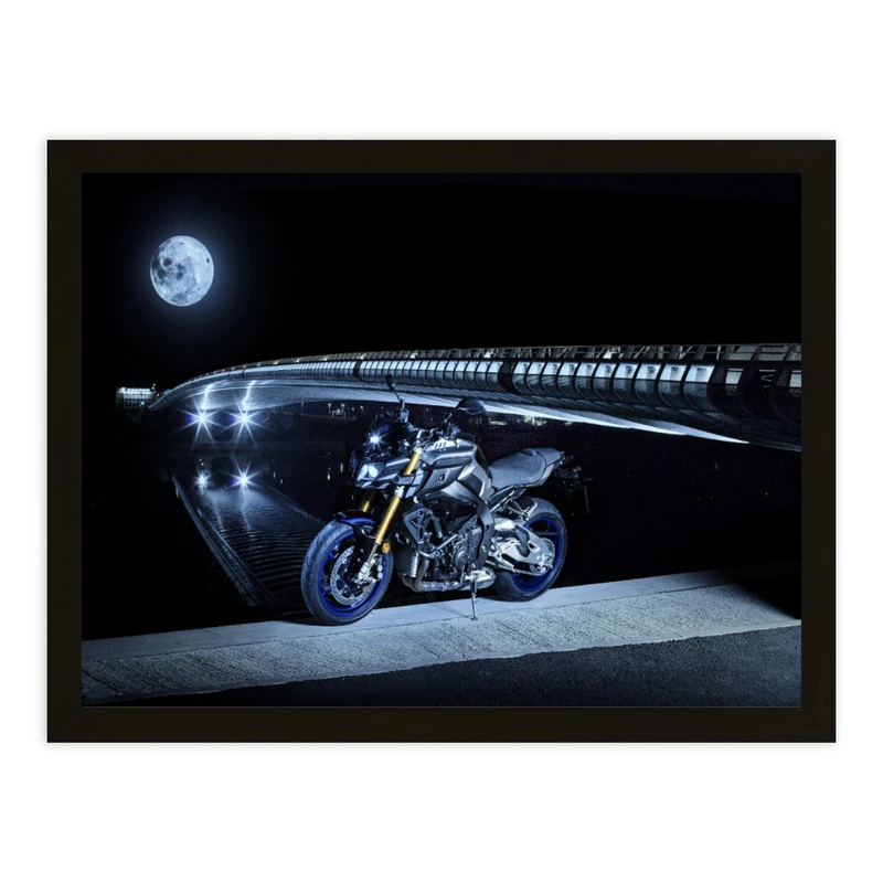 تابلو بکلیت طرح موتور سنگین yamaha mt-10 مدل B-pe10mt فریم مشکی