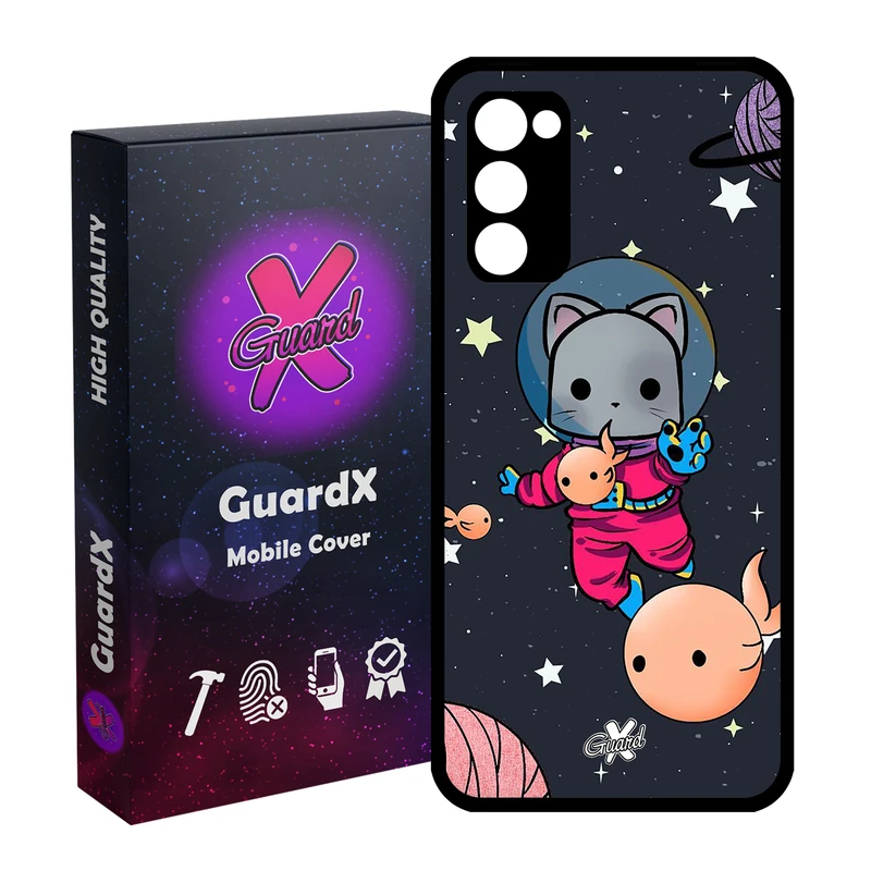 کاور گارد ایکس طرح Cat مدل Glass10044 مناسب برای گوشی موبایل سامسونگ Galaxy S20 FE