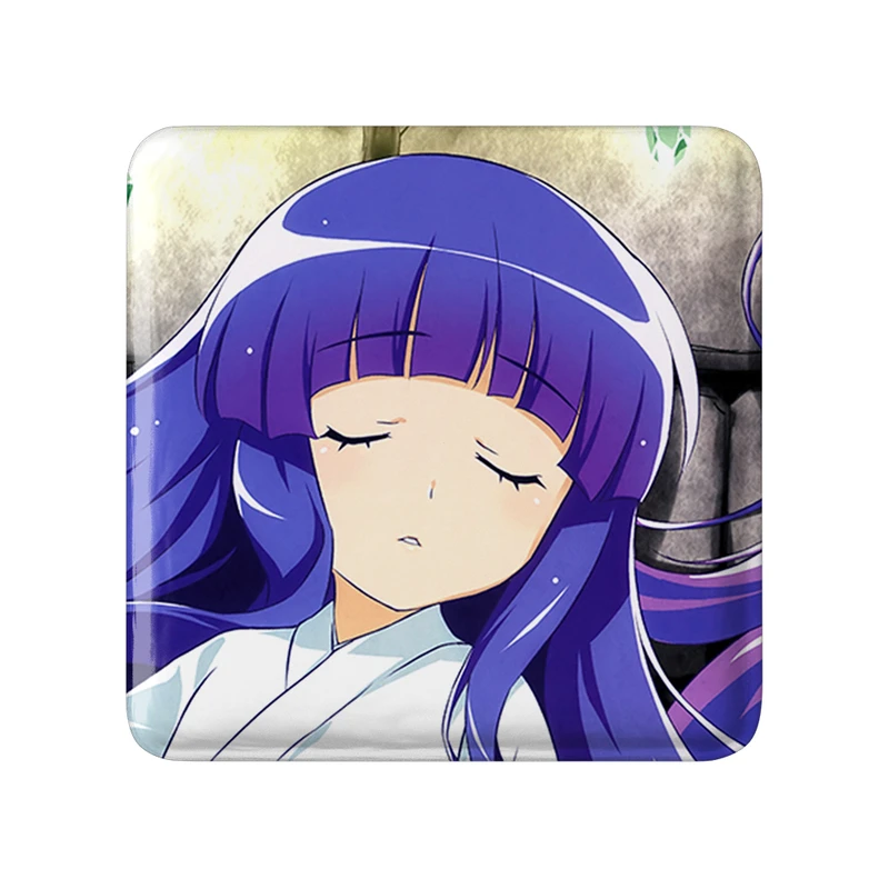 مگنت خندالو طرح ریکا انیمه هیگوراشی وقتی اشک می ریزد  مدل مربعی کد 18115