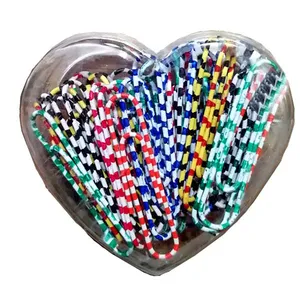  گیره کاغذ مدل رنگی بسته 50 عددی