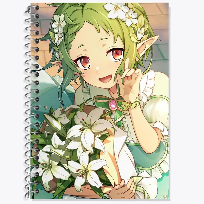 دفتر زبان 50 برگ خندالو مدل سه خط طرح سیلفیت انیمه موشوکو تنسی کد 24131