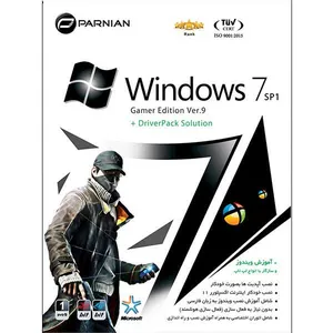سیستم عامل Windows 7 نسخه DriverPack + SP1 Gamer edition Ver.9 نشر پرنیان