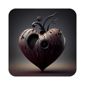 زیر لیوانی کاکتی مدل عاشقانه کد mp11608