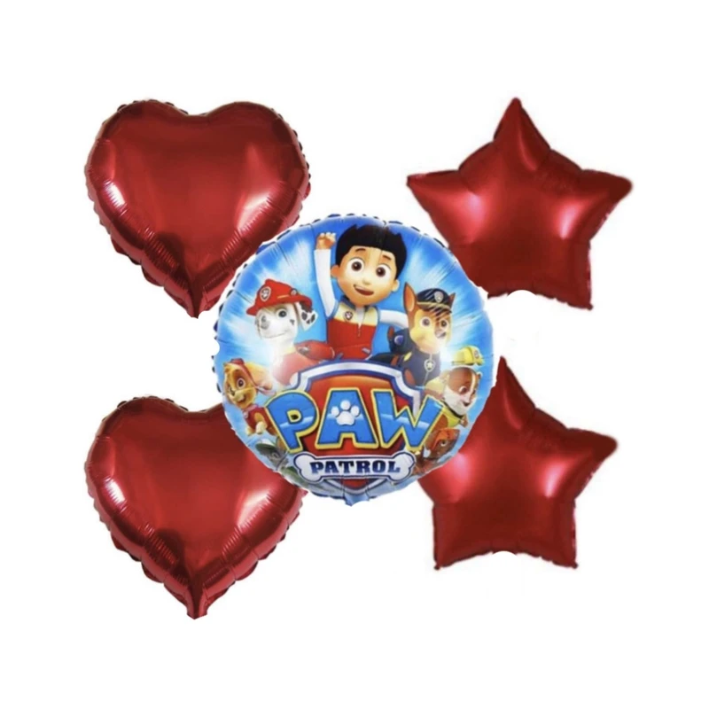 بادکنک فویلی پارتی لند تهران طرح سگ های نگهبان کد pawpatrol98 مجموعه 5 عددی