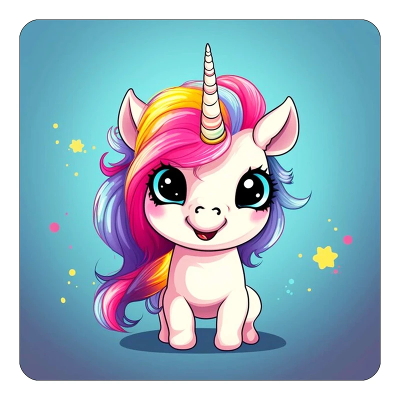 مگنت کاکتی طرح اسب تک شاخ و یونیکورن مدل mp29701