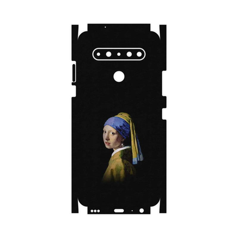 برچسب پوششی ماهوت مدل Girl with a Pearl Earring of Vermeer-FullSkin مناسب برای گوشی موبایل ال جی K61