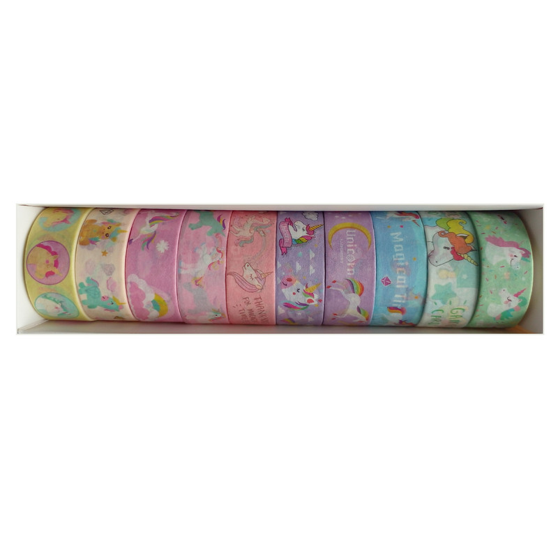 چسب نواری مدل واشی کد U90 عرض 1.5 سانتی متر مجموعه 10 عددی