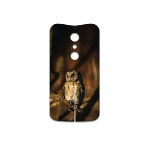 MAHOOT Owl Cover Sticker for Motorola Moto G 2nd gen
