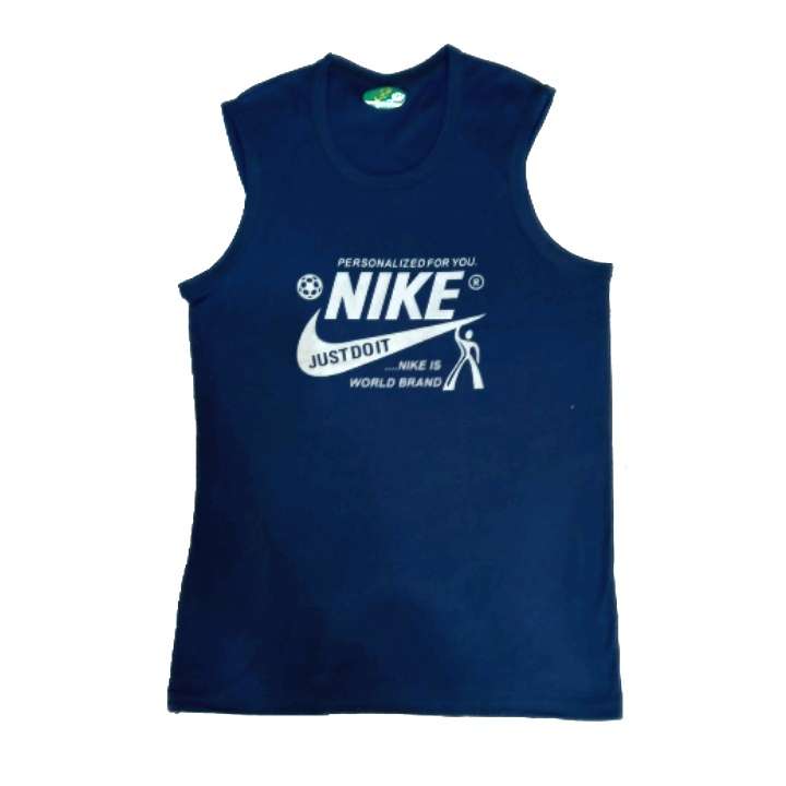 تاپ مردانه مدل رکابی رنگ سرمه ای