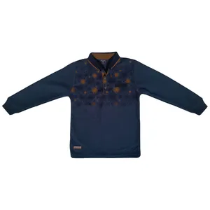 پولوشرت آستین بلند پسرانه کد 10073-1