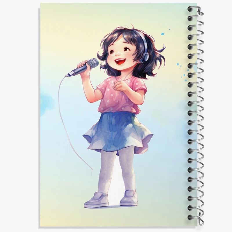 دفتر مشق 100 برگ خندالو طرح دخترانه کد N2207