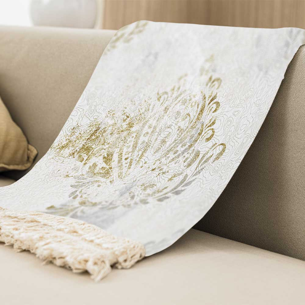 شال مبل طرح وینتیج کد vin2sh1003 سایز 100x180 سانتی متر