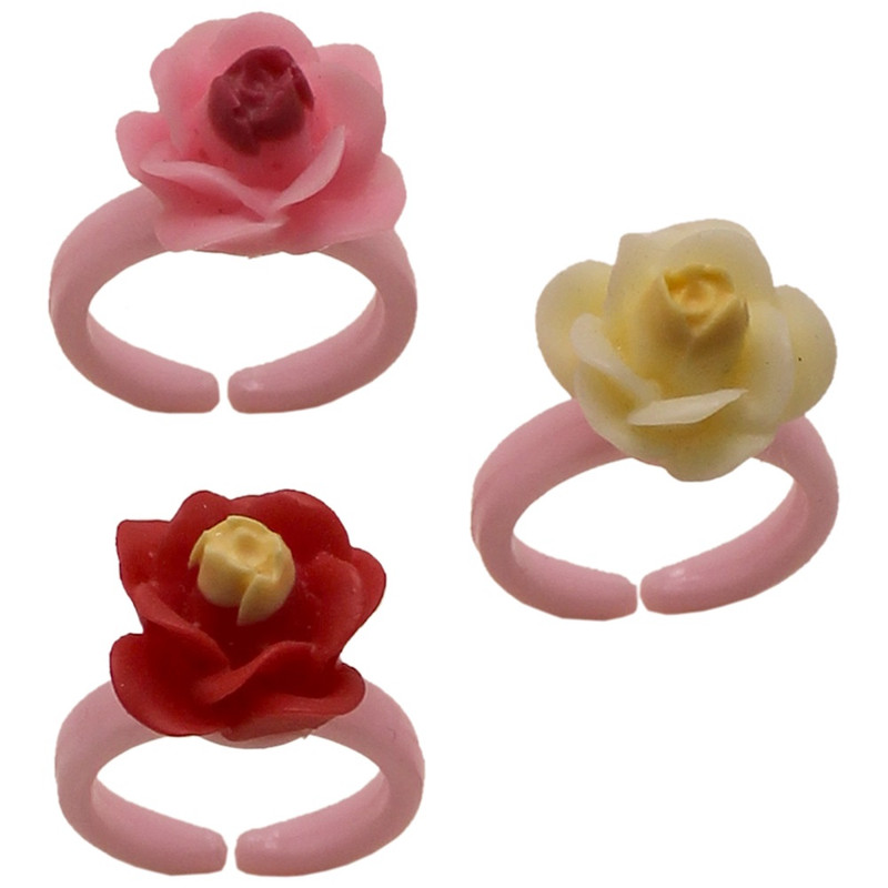 انگشتر دخترانه طرح گل کد RKH_1008 مجموعه 3 عددی انگشتر دخترانه طرح گل کد RKH_1008 مجموعه 3 عددی