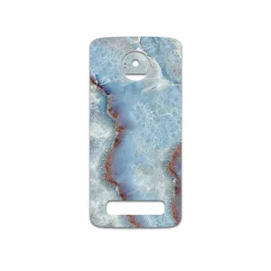 MAHOOT Blue Ocean Marble Cover Sticker for Motorola Moto Z Play
