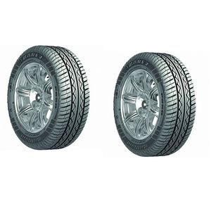 لاستیک خودرو سواری بارز مدل P601 سایز 175/60R13 دو حلقه با چسبندگی A در شرایط خیس، مقاومت در برابر هیدروپلنینگ، فرمانپذیری مناسب و مصرف سوخت بهینه