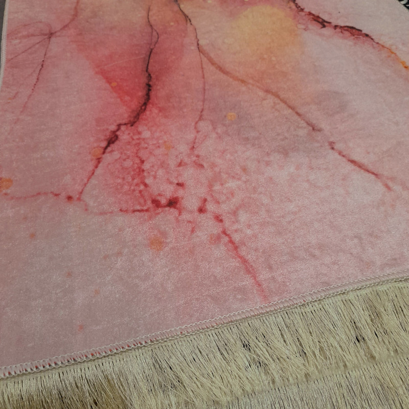 فرش پارچه ای مدل بیضی کد 102