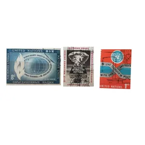 تمبر یادگاری مدل سازمان ملل مجموعه 3 عددی