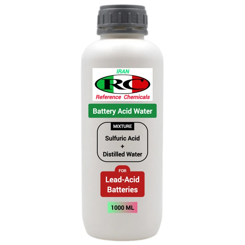 آب اسید باتری رفرنس کمیکالز مدل Sulfuric Acid حجم ۱۰۰۰ میلی‌لیتر