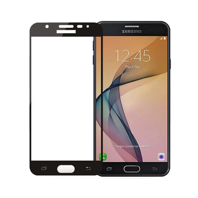 محافظ صفحه نمایش شیشه ای تمپرد مدل Colorful Full Cover مناسب برای گوشی موبایل سامسونگ Galaxy J7 Prime