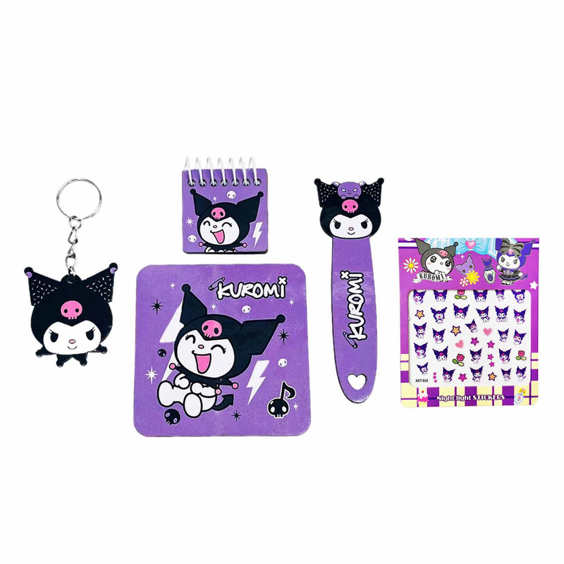 بسته لوازم تحریر مدل کرومی کد g3 مجموعه 5 عددی