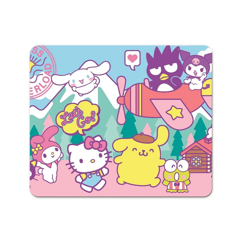 ماوس پد پاد آفرین مدل کارتونی کرومی و مای ملودی هلوکیتی کد P363 سایز 19*24 سانتی متر