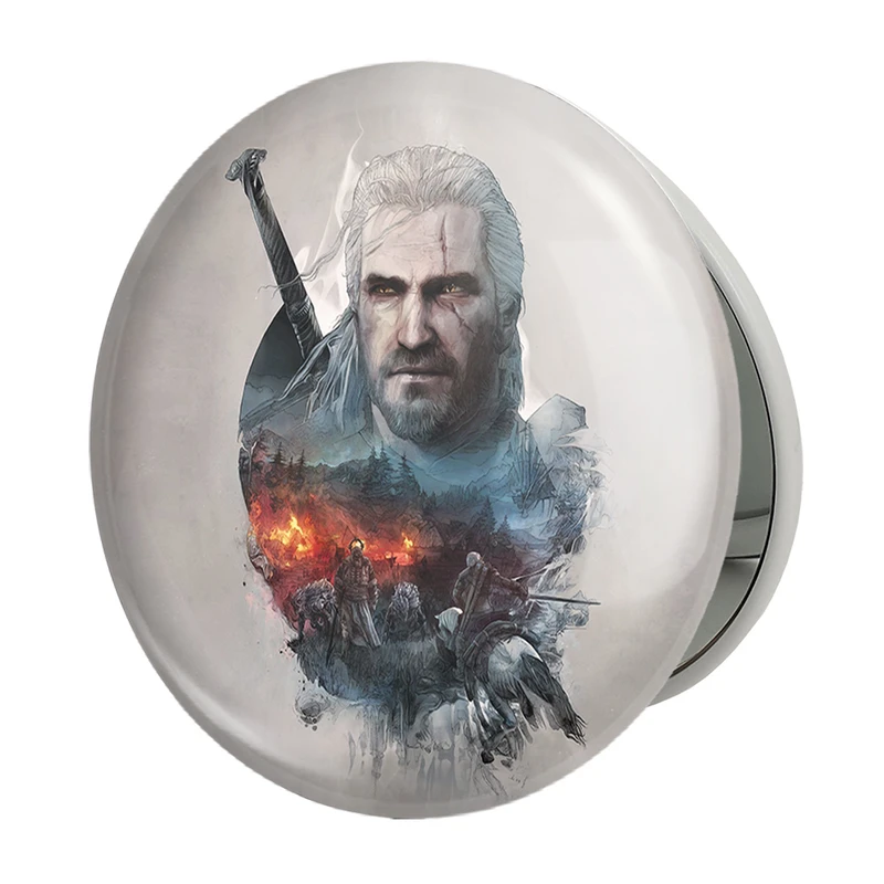 آینه جیبی خندالو طرح گرالت ویچر مدل تاشو کد 30941