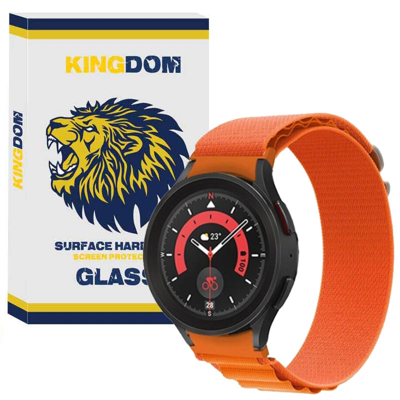 بند کینگدام مدل ALPINE PROPER STRAP مناسب برای ساعت هوشمند سامسونگ Galaxy Watch 5 40mm / Watch 5 44mm / Watch 5 pro 45mm