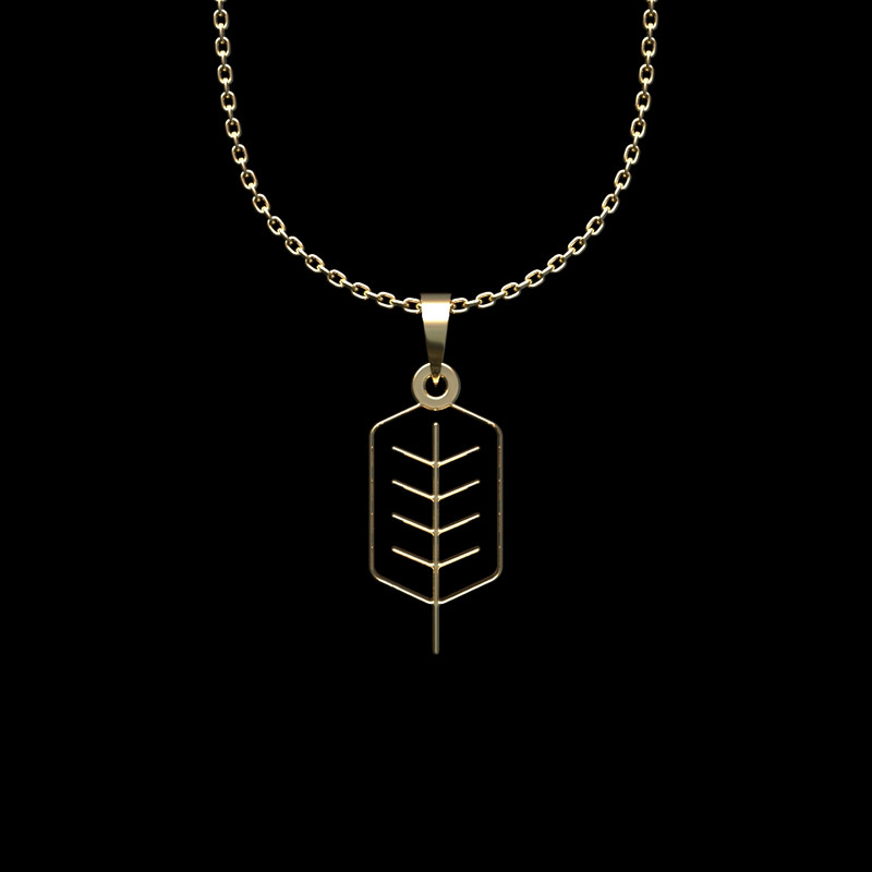 گردنبند طلا 18 عیار زنانه مدوپد مدل درخت کد L2-1-1118