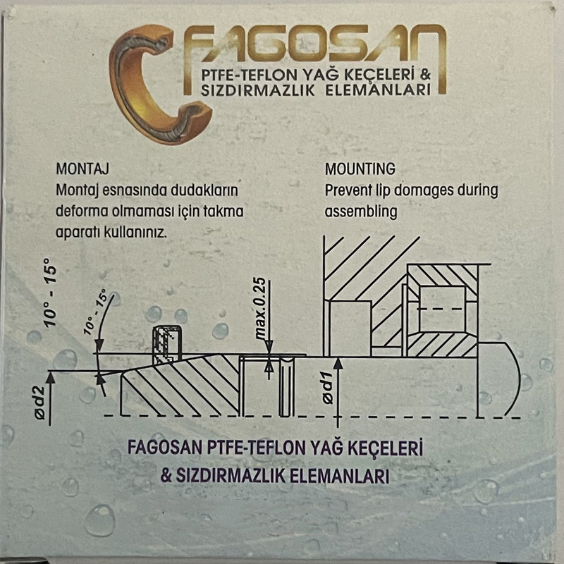 کاسه نمد فاگوسان مدل 7510012