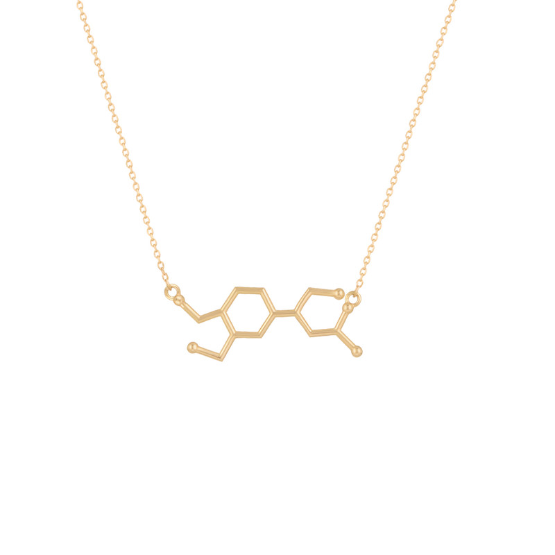 گردنبند طلا 18 عیار زنانه با زنجیر کابلی بان گالری مدل اوکسی توسین