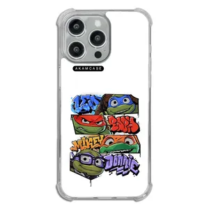 AKAM AMC-WTA15PRO-NINJA TURTLES11 Cover For Apple iPhone 15 Pro