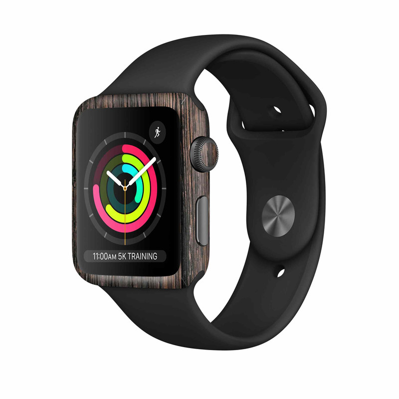 برچسب ماهوت طرح Burned_Wood مناسب برای اپل واچ Watch 3 42mm
