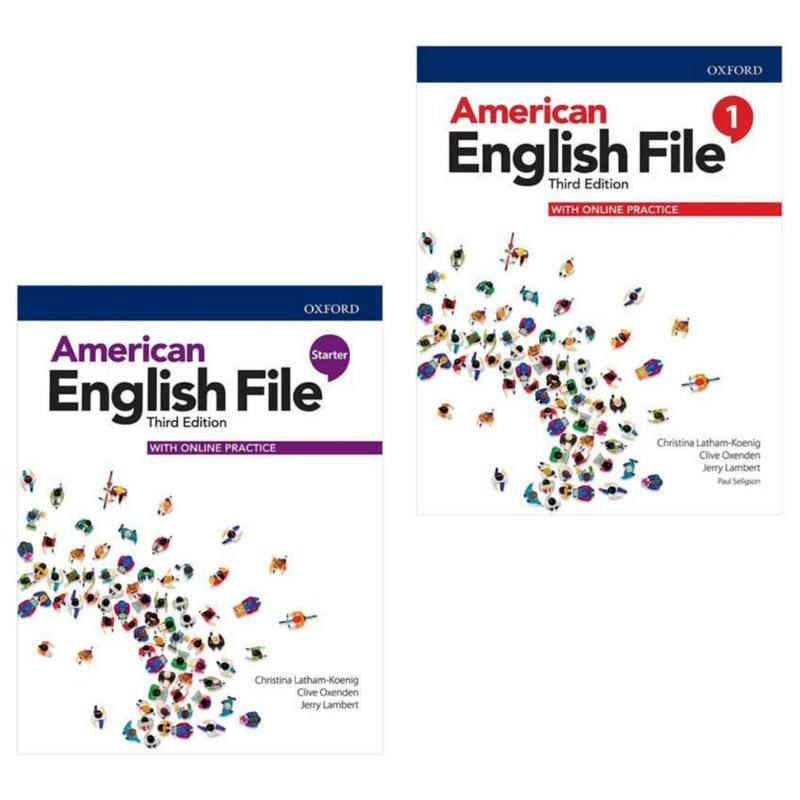 کتاب American English File 3rd اثر جمعی از نویسندگان انتشارات Oxford دوجلدی