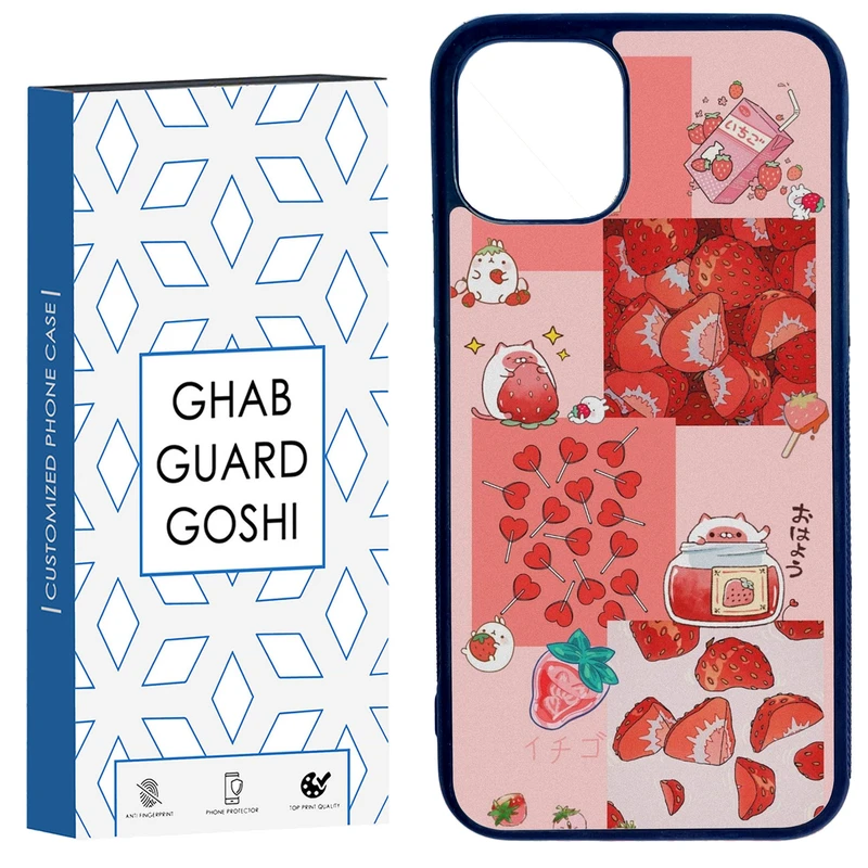 کاور قاب گارد گوشی طرح توت فرنگی کد TPU-275 مناسب برای گوشی موبایل اپل Iphone 11 PRO