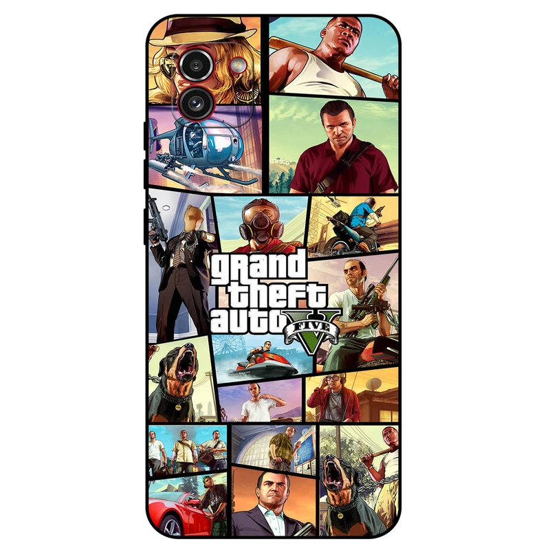 کاور مگافون طرح جی تی ای مدل 8240 مناسب برای گوشی موبایل سامسونگ Galaxy A03       