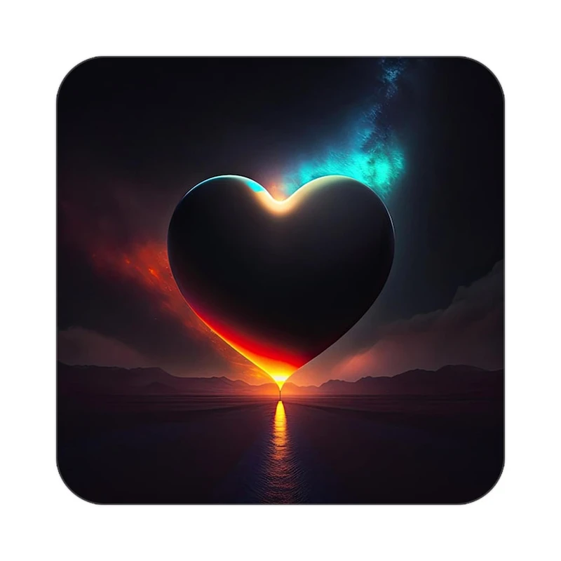 زیر لیوانی کاکتی مدل عاشقانه کد mp11835