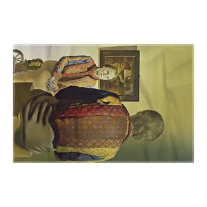 کاغذ کادو ترمه طراحان ایده مدل پرتره گالا از دالی کد art0743 