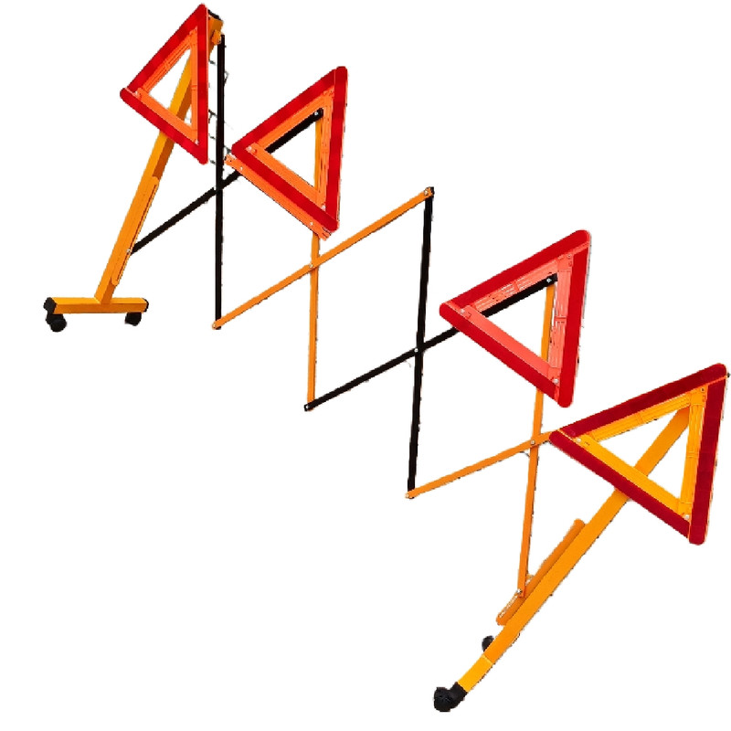 راه بند چرخدار مدل s113 به همراه مثلث خطر