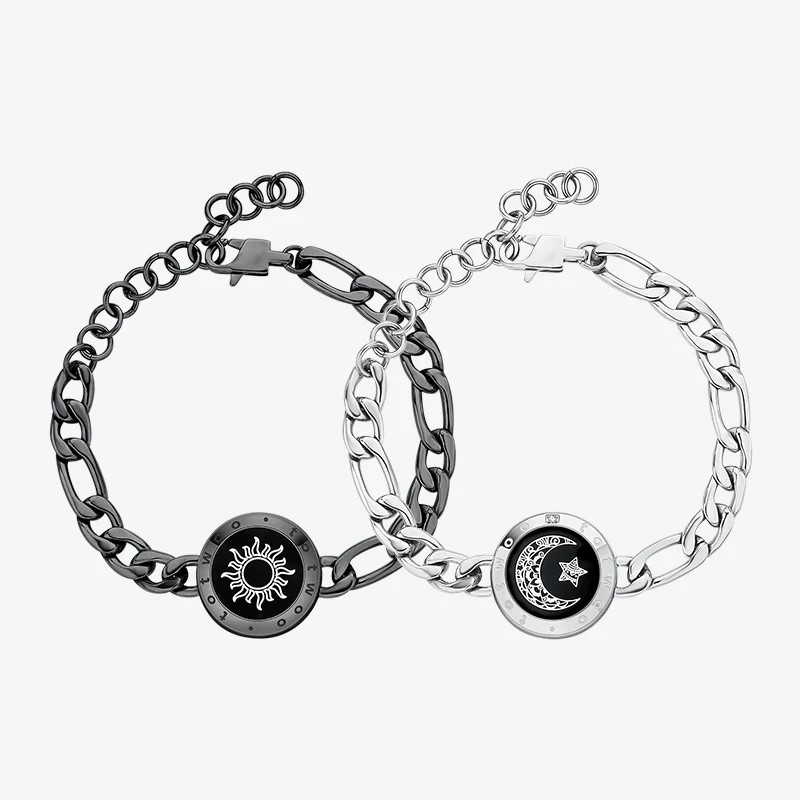 دستبند تو توو مدل figro chain 953 مجموعه دو عددی